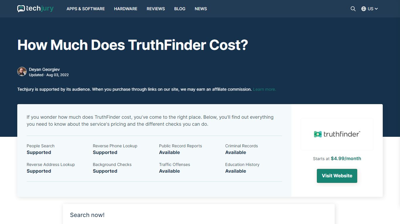 How Much Does TruthFinder Cost? Its Pricing Plans Explained - Techjury